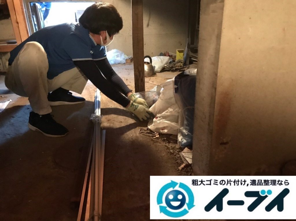 2019年7月4日大阪府大阪市東住吉区でお家の地下倉庫の不用品回収。写真5