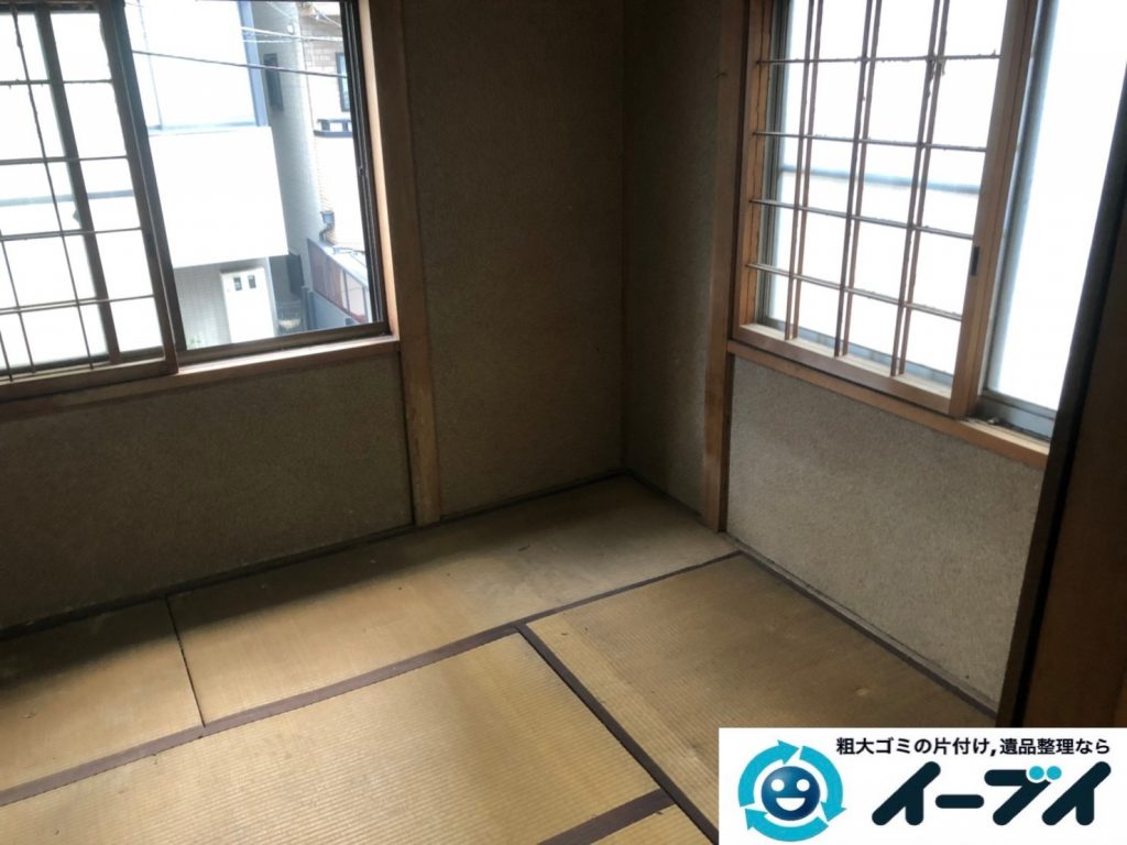 2019年8月6日大阪府大阪市平野区でソファの家具処分、衣類や細かな生活用品の不用品回収。写真4