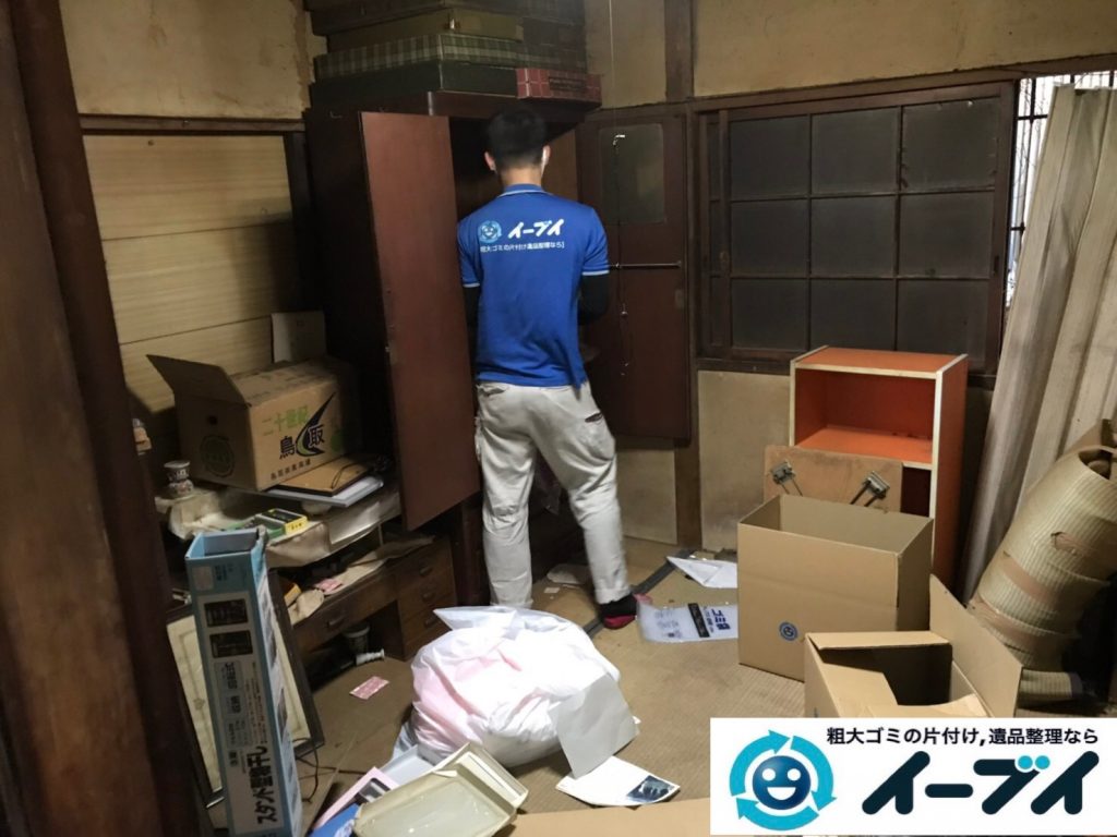 2019年7月22日大阪府堺市堺区でお部屋やガレージの不用品回収作業。写真6