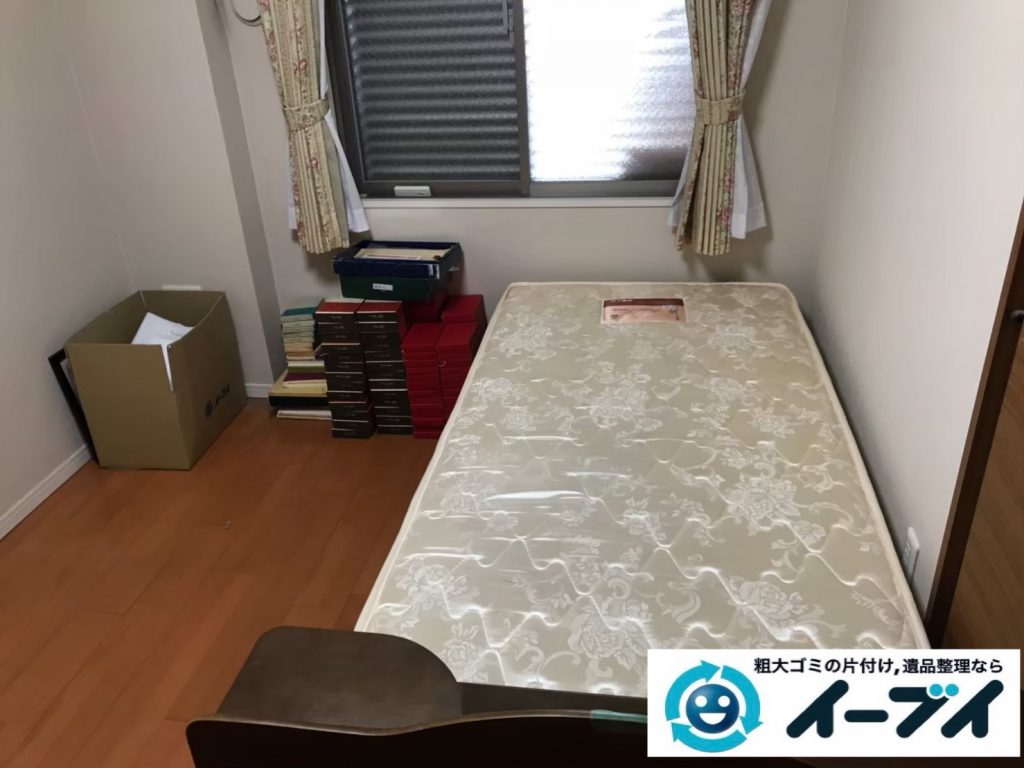2019年7月11日大阪府交野市でベッドの大型家具、クローゼットの片付けをさせていただきました。写真4