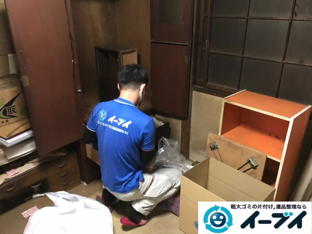 2019年7月22日大阪府堺市堺区でお部屋やガレージの不用品回収作業。写真7