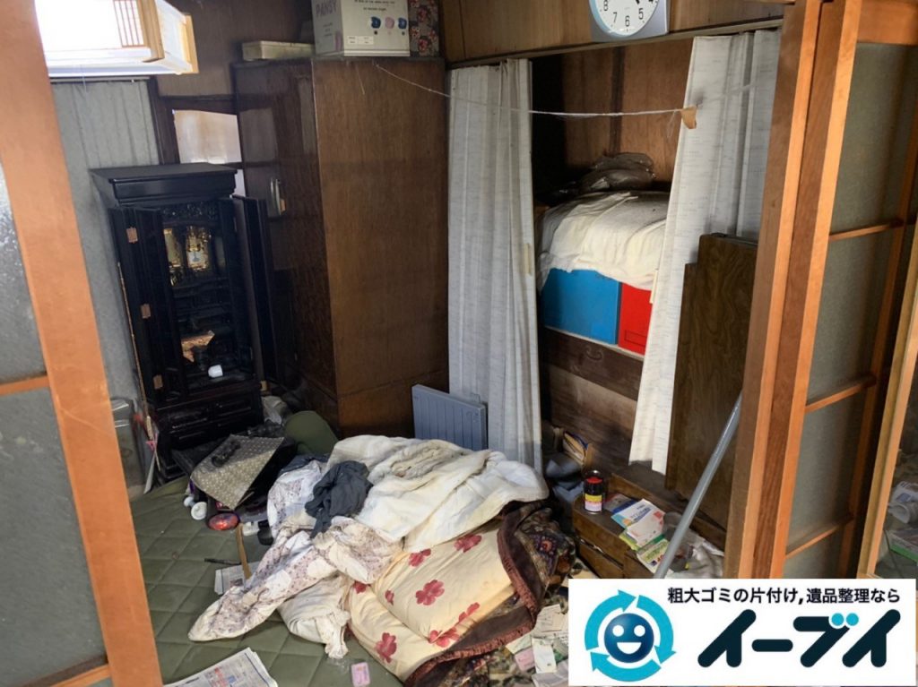 2019年１０月１日大阪府泉大津市でゴミ屋敷化した汚部屋の片付け作業です。写真3