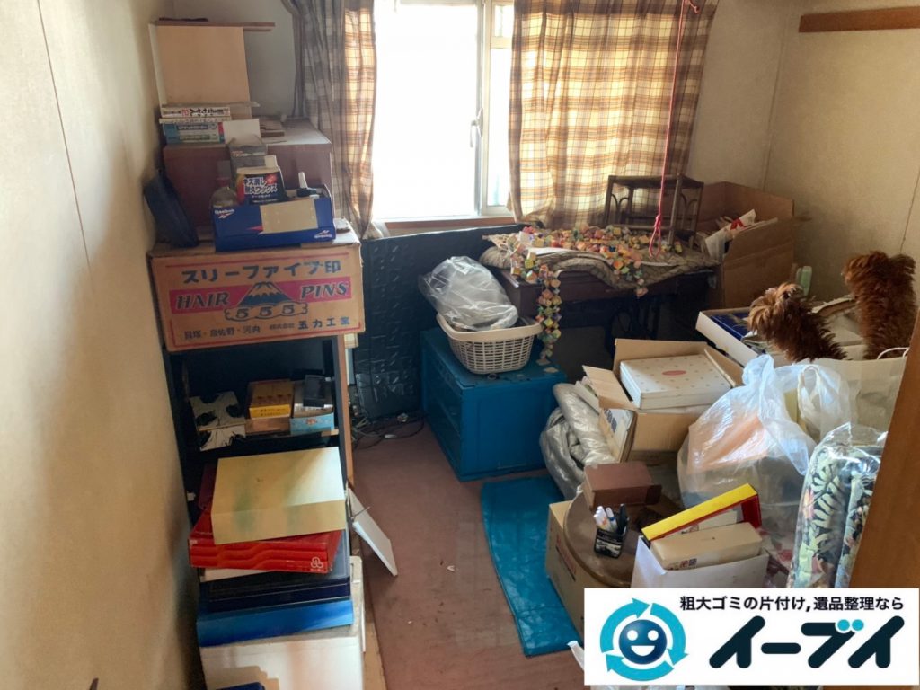 2019年9月26日大阪府大阪市鶴見区で退去に伴いお家の家財道具を一式処分させていただきました。写真1