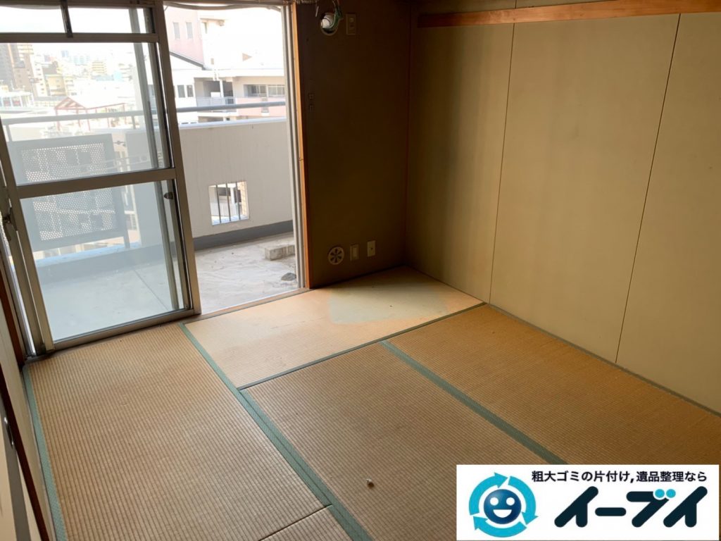 2019年10月10日大阪府太子町でタンスやソファの大型家具、洗濯機の大型家電処分をさせていただきました。写真4