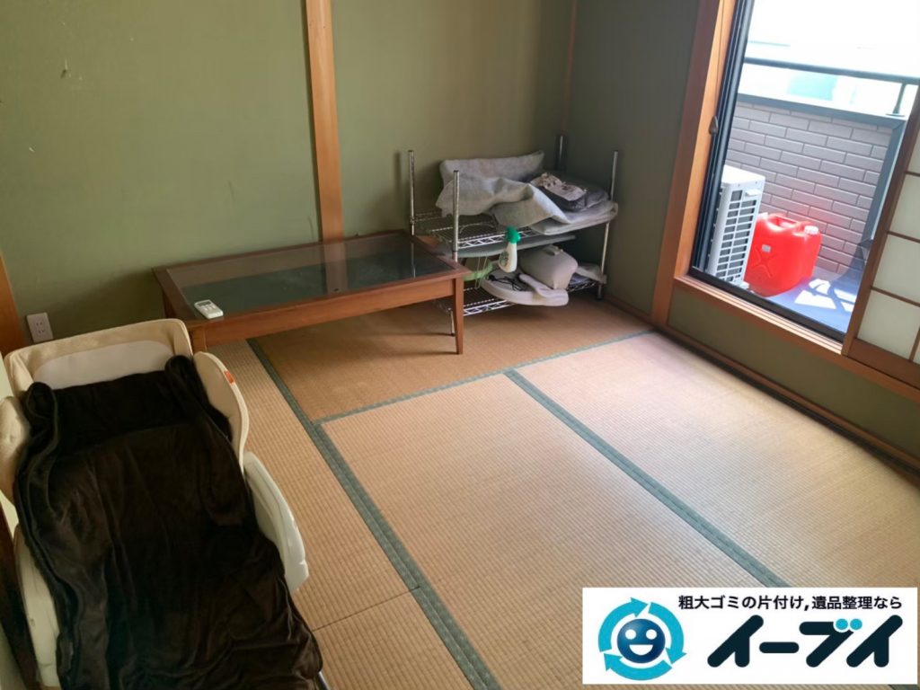 2019年12月12日大阪府大阪市港区でダイニングテーブルや椅子の家具処分、キッチンの片付けをさせていただきました。写真2