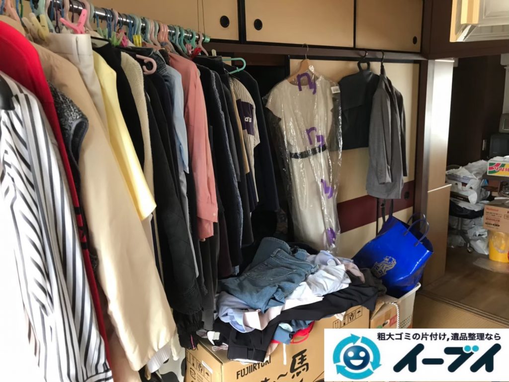 2020年7月23日大阪府堺市堺区で遺品整理に伴い、婚礼家具の大型家具などお家の家財道具を一式処分させていただきました。写真2