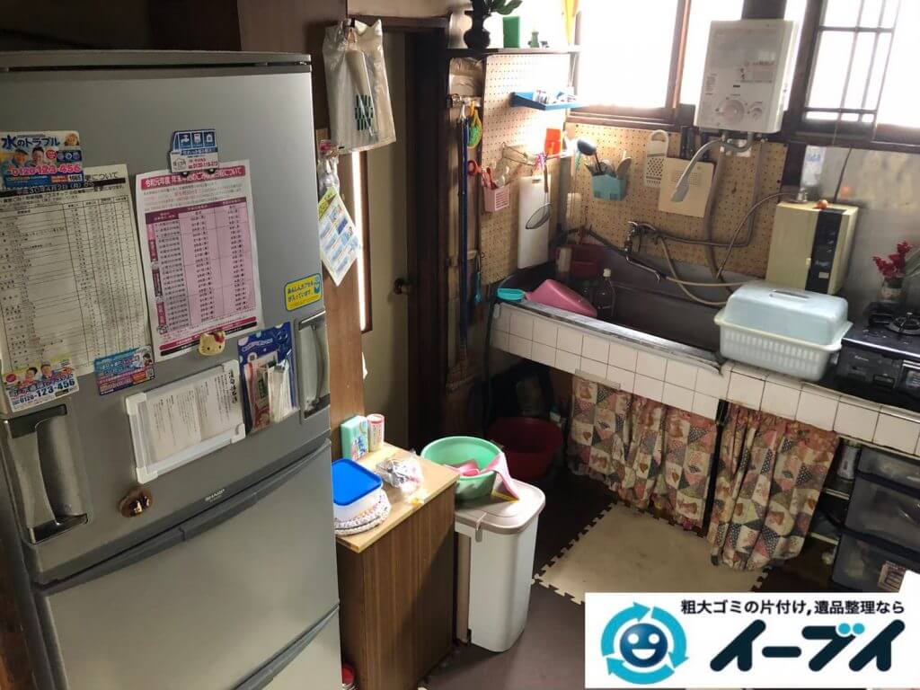 2020年9月11日大阪府大阪市西成区で長年使用した台所を片付けさせていただきました。写真1