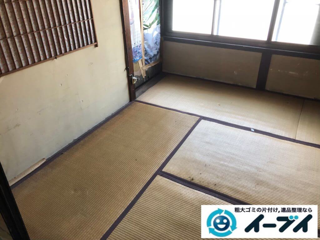 2020年9月17日大阪府大阪市都島区で遺品整理に伴い、お家の家財道具を一式処分させていただきました。写真2