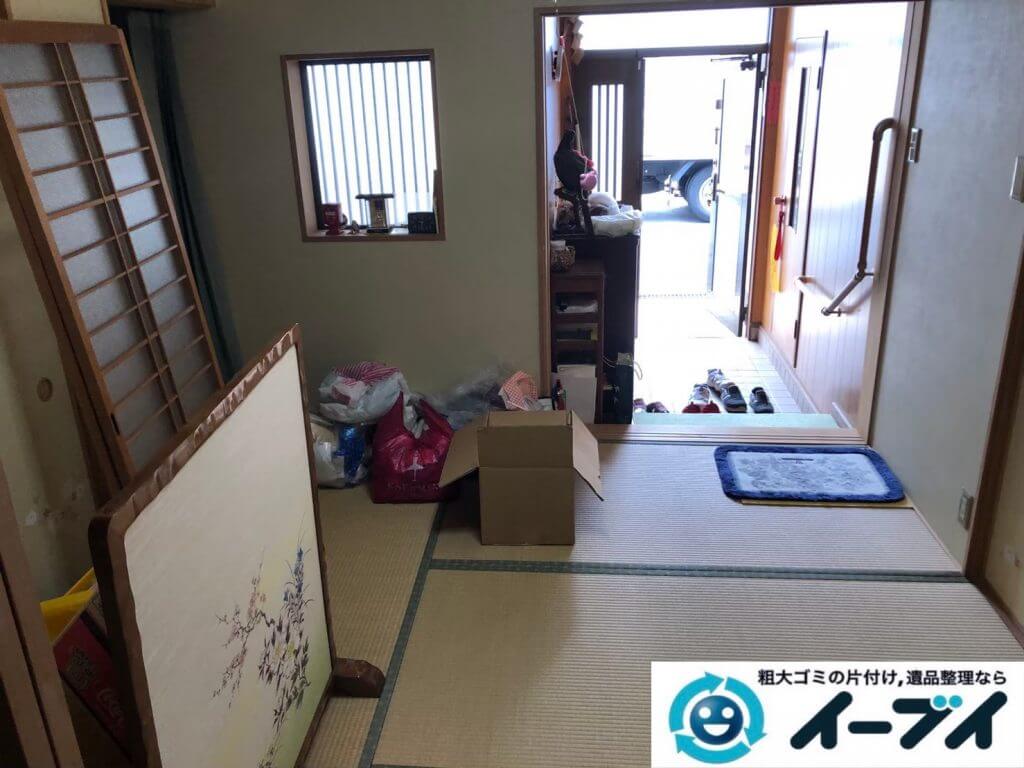 2020年9月14日大阪府大阪狭山市でお家の家財道具を一式処分させていただきました。写真2