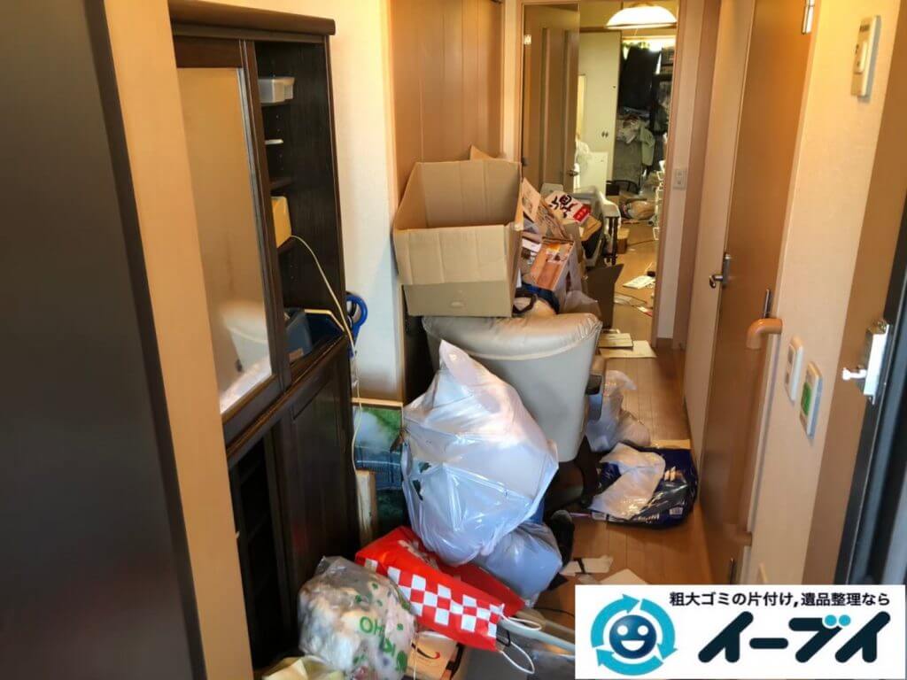 2020年9月18日大阪府守口市でゴミ屋敷化した汚部屋の片付けをさせていただきました。写真1