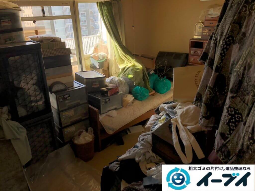 2020年9月23日大阪府富田林市でお家に物やゴミが散乱しゴミ屋敷化した汚部屋の片付け作業です。写真3