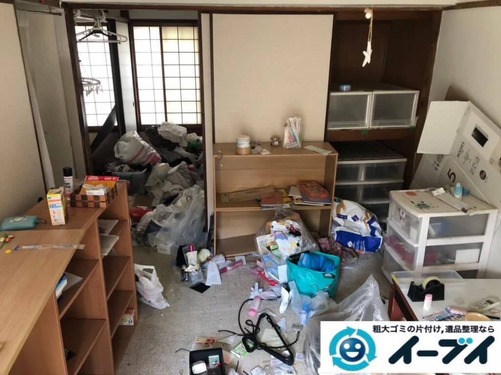 2020年9月25日大阪府岸和田市でゴミ屋敷化したお家の片付け作業です。写真1