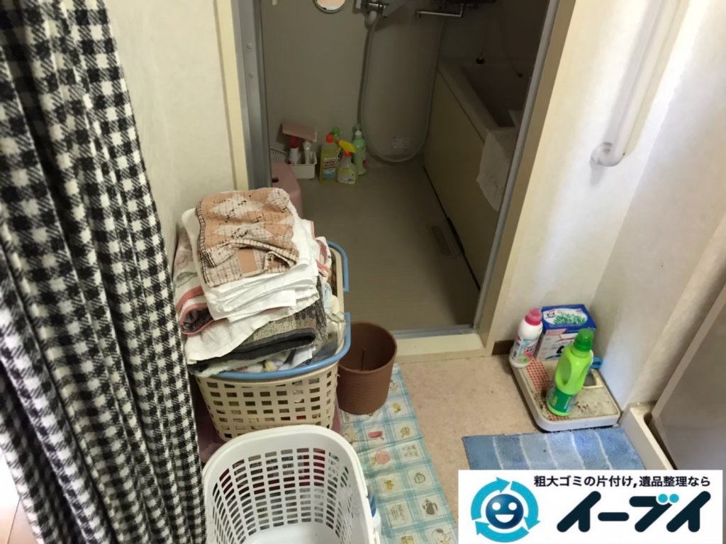 2020年10月21日大阪府河南町で脱衣所と浴室の不用品回収です。写真3