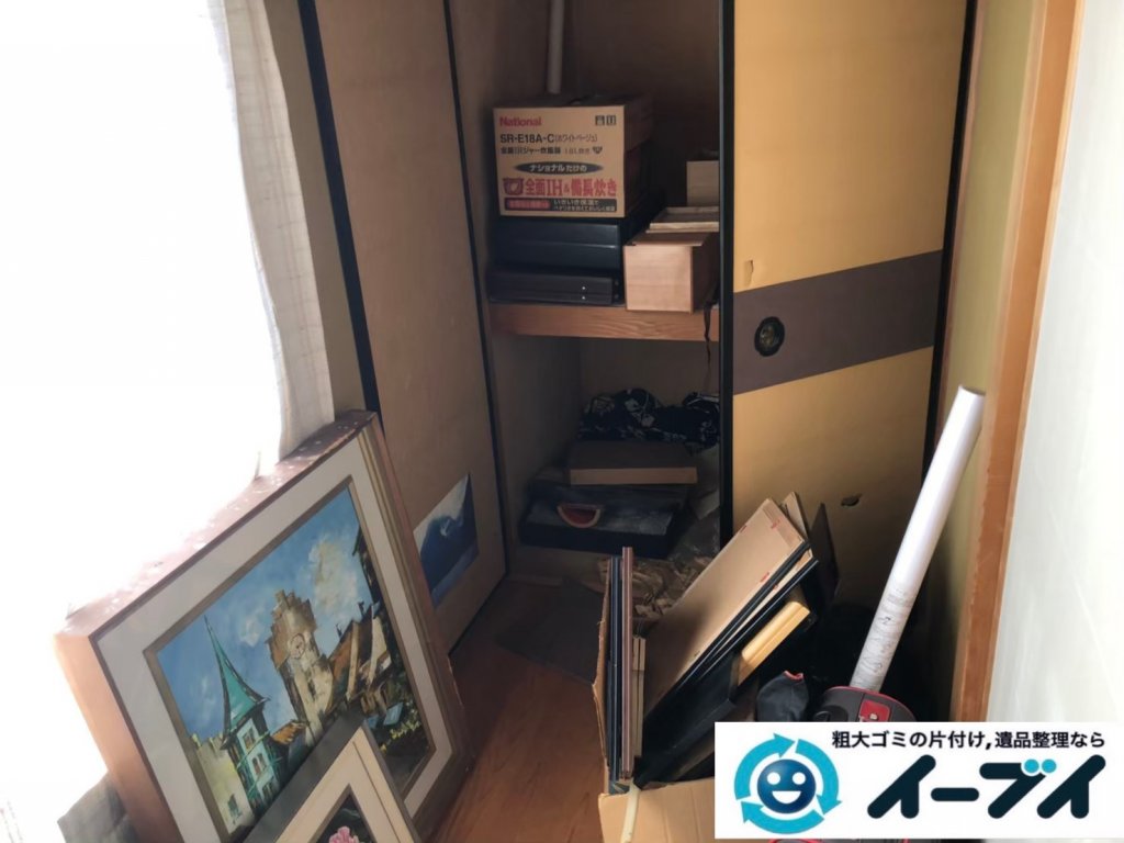2020年10月28日大阪府泉大津市で不用品が溜まったお部屋の片付けです。写真3