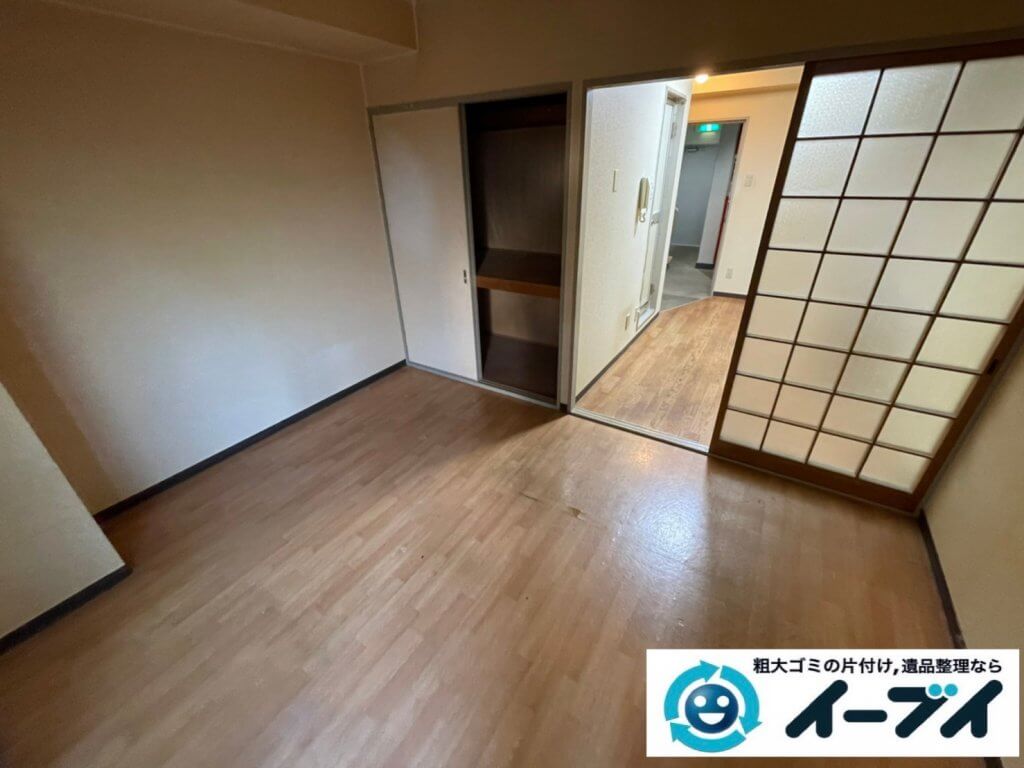 2021年2月24日大阪府吹田市で施設に入居されるため、お家の家財道具を一式処分させていただきました。写真3