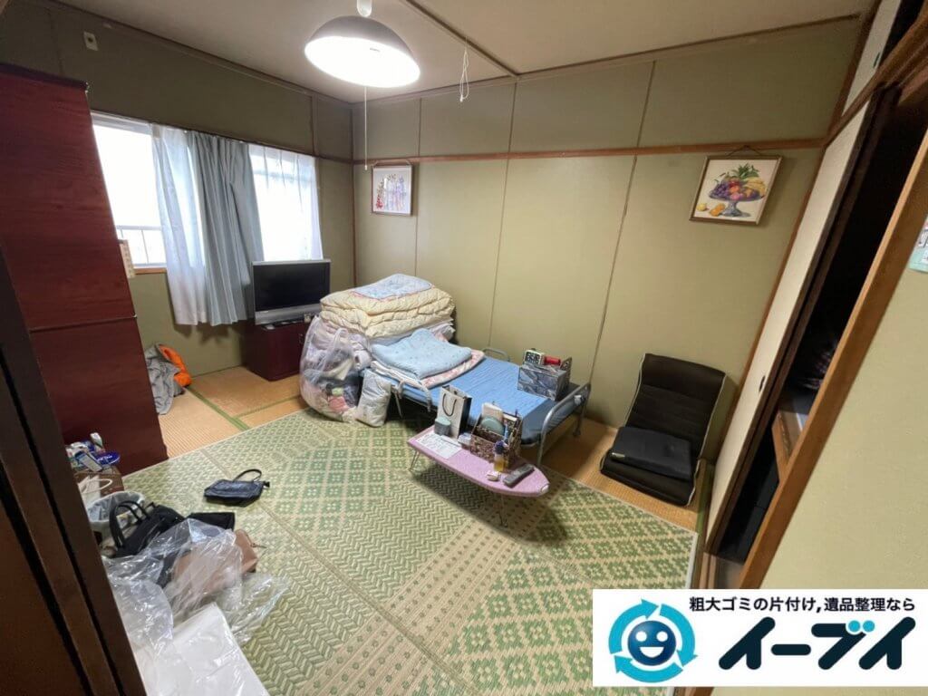 2021年3月26日大阪府四条畷市でお家の家財道具を全処分したいというご依頼をいただきました。写真4