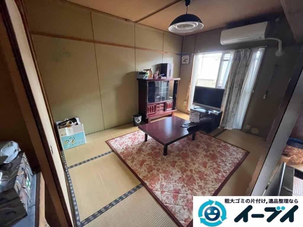 2021年3月26日大阪府四条畷市でお家の家財道具を全処分したいというご依頼をいただきました。写真2