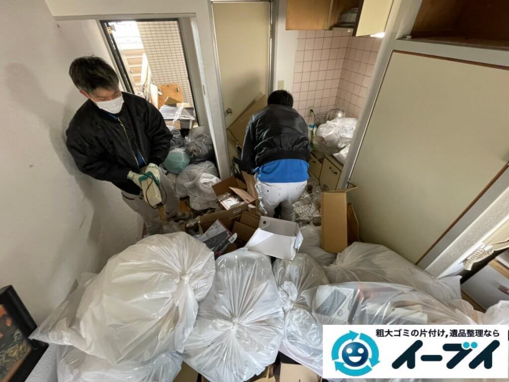 2021年4月12日大阪府堺市堺区でゴミ屋敷化したマンション一室の片付けをさせていただきました。写真1