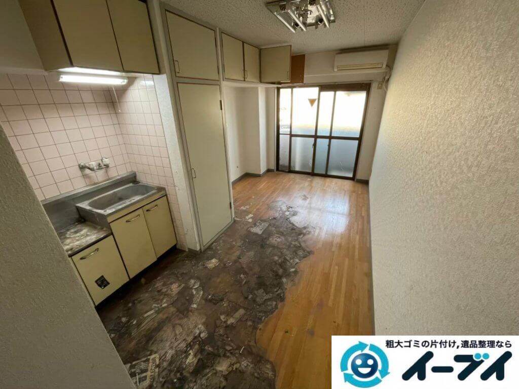 2021年4月12日大阪府堺市堺区でゴミ屋敷化したマンション一室の片付けをさせていただきました。写真8