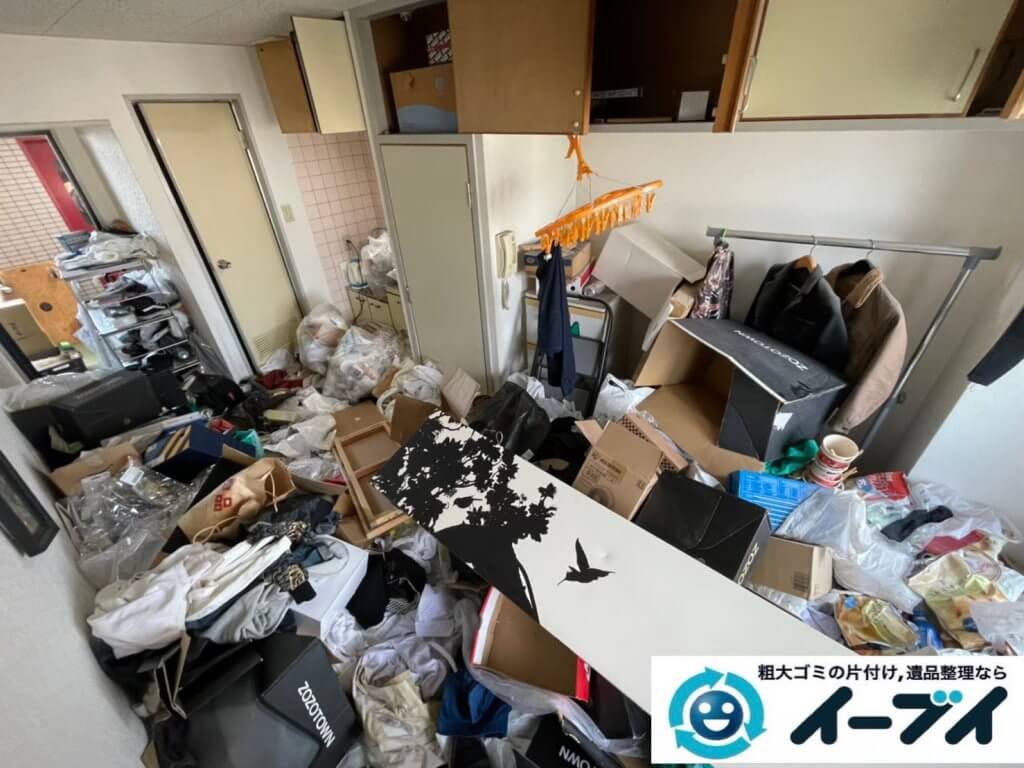 2021年4月12日大阪府堺市堺区でゴミ屋敷化したマンション一室の片付けをさせていただきました。写真7