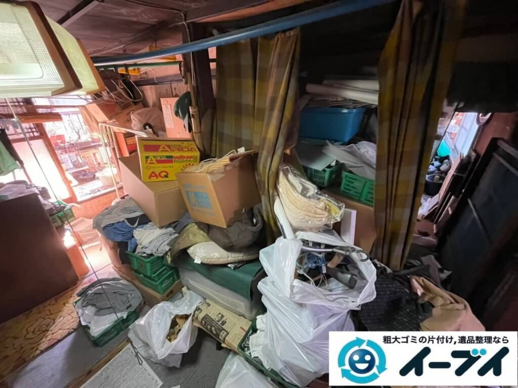 2021年4月18日大阪府堺市西区でゴミ屋敷化した汚部屋の片付け作業です。写真3