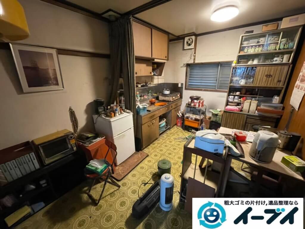 2021年5月19日大阪府大東市で施設に移動されるため、お家の家財道具を一式処分させていただきました。写真6