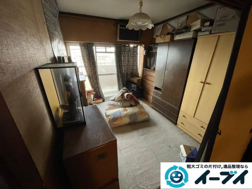 2021年5月19日大阪府大東市で施設に移動されるため、お家の家財道具を一式処分させていただきました。写真2