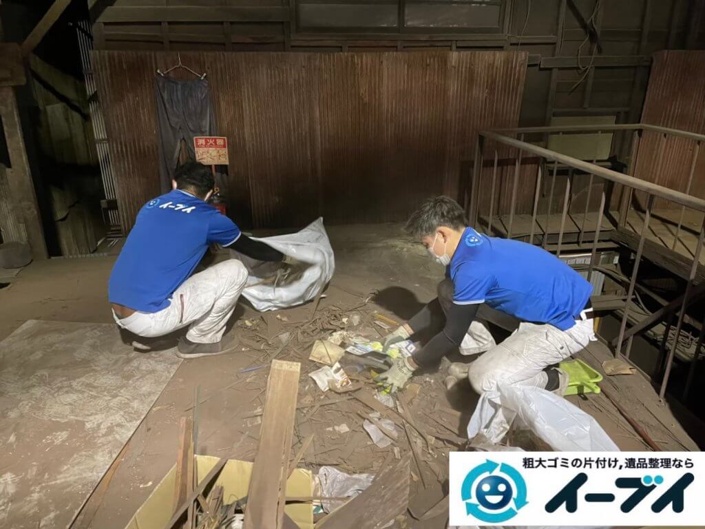 2021年6月28日大阪府大阪市平野区で倉庫の不用品回収写真2