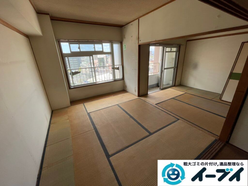 2021年８月１３日大阪府大阪市福島区でタンスやベッドの大型家具の不用品回収。写真6