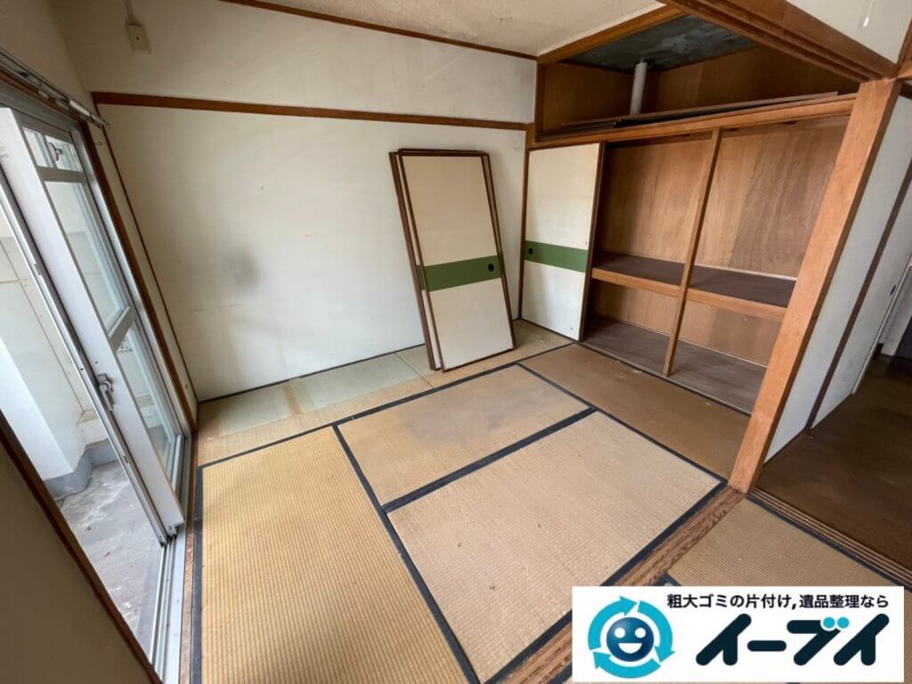 2021年８月１３日大阪府大阪市福島区でタンスやベッドの大型家具の不用品回収。写真4