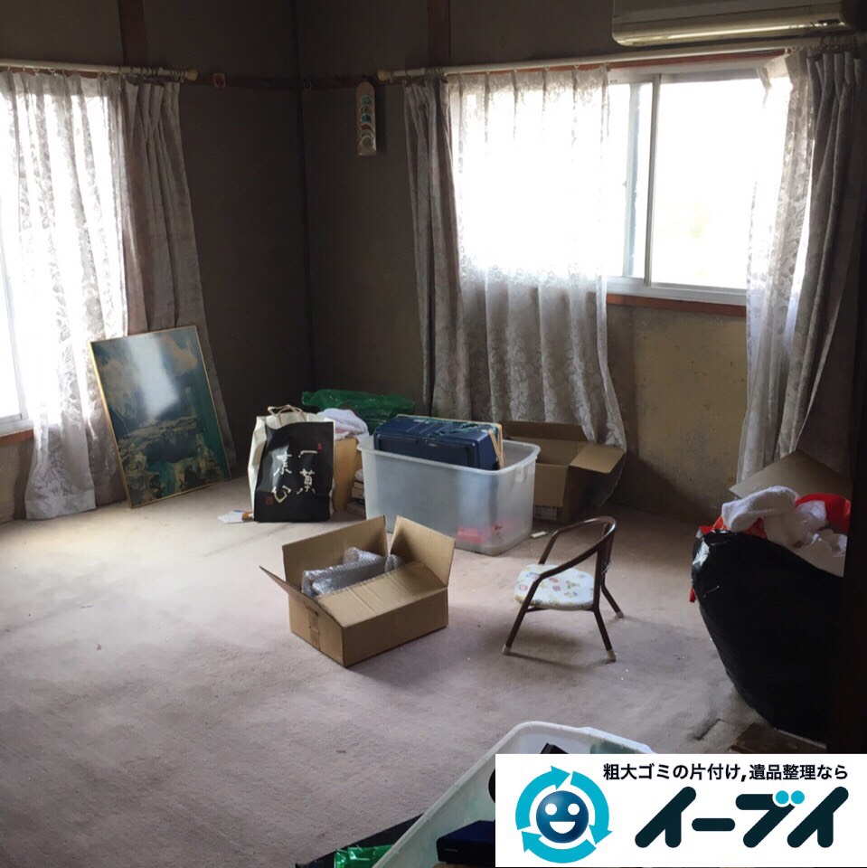 9月2日　大阪府高槻市で実家の片付けで家具や押し入れの布団など不用品回収しました。写真2