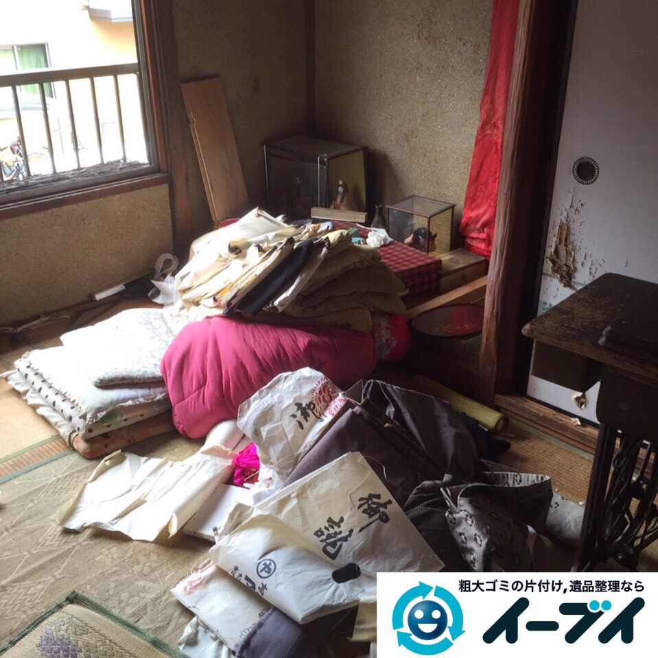 9月7日　大阪府四条畷市で遺品整理と家具や粗大ゴミの不用品回収をしました。写真4