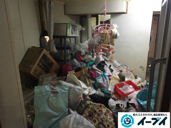 9月11日 大阪府泉佐野市でゴミ屋敷の片付けをイーブイにご依頼くださいました。作業写真4