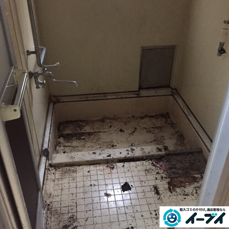 9月9日　大阪府吹田市でマンションの汚部屋状態のゴミ屋敷の片付けをしました。作業写真4