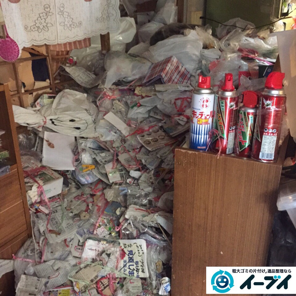 9月27日　大阪府豊能郡豊能町でゴミ屋敷の片付け処分をしました。写真3