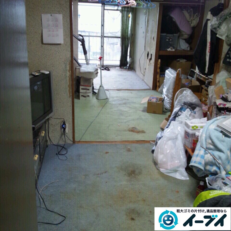 9月14日　大阪府大阪市港区で汚部屋状態のゴミ屋敷の片付けをしました。写真4