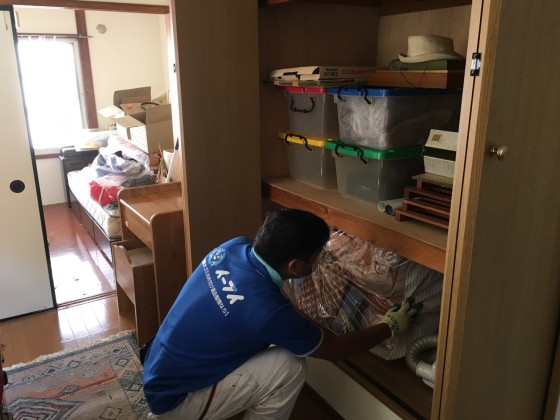 10月16日 大阪府箕面市で遺品整理での家具処分や粗大ゴミの処分をしました。写真2
