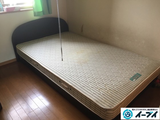 10月8日 大阪府大阪市都島区でベットの粗大ゴミの不用品回収をしました。写真4