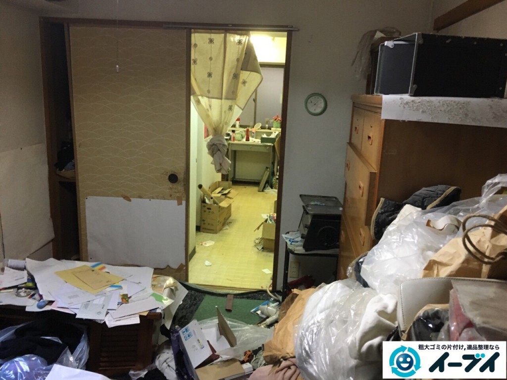 10月18日　大阪府門真市で汚部屋のゴミ屋敷の片付けをしました。写真5