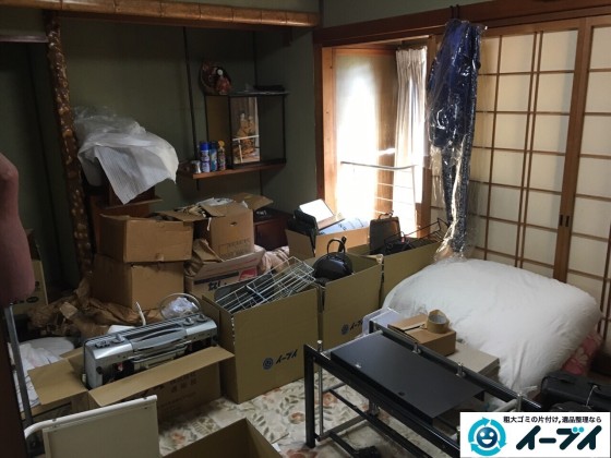 11月22日 大阪府大阪市阿倍野区で遺品整理に伴う家具や布団など粗大ゴミの片付けをしました。写真5