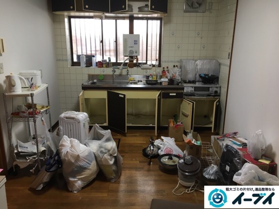 12月13日 大阪府枚方市で部屋の引越しに伴う粗大ゴミの不用品回収をしました。写真4