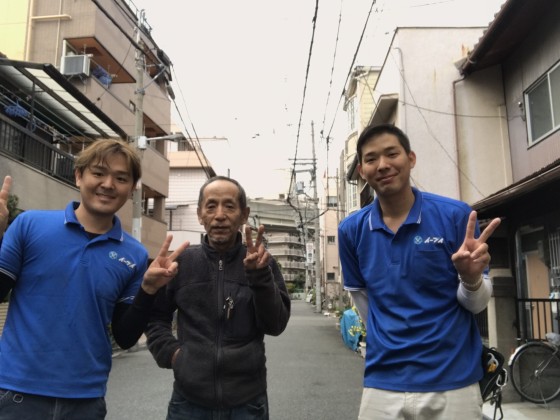 12月30日 大阪府大阪市阿倍野区で年末の大掃除で家具処分や部屋の片付けの依頼でイーブイを利用して頂きました。