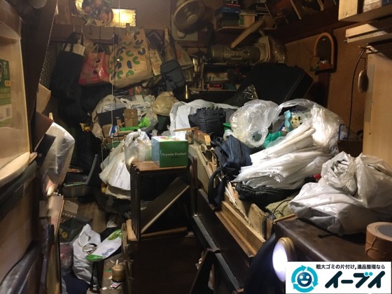 12月24日 大阪府和泉市で汚部屋状態のゴミ屋敷の片付け作業をしました。写真6