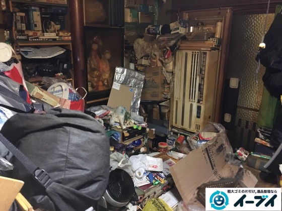 12月24日 大阪府和泉市で汚部屋状態のゴミ屋敷の片付け作業をしました。写真5
