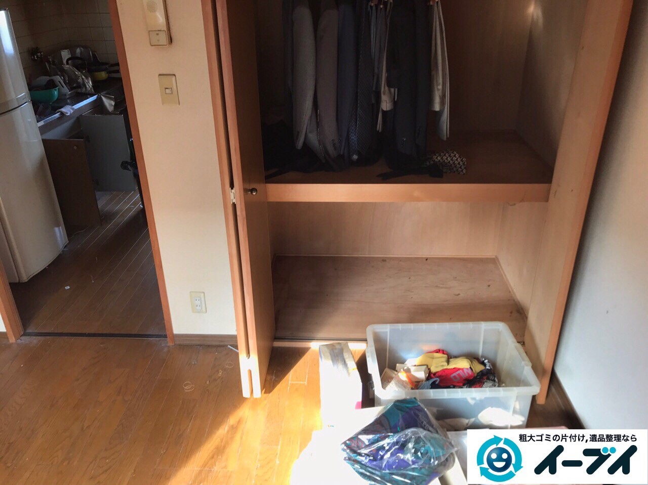 2017年1月30日大阪府大阪市城東区で遺品整理の依頼を受け家具や生活用品の片付け処分をしました。写真6