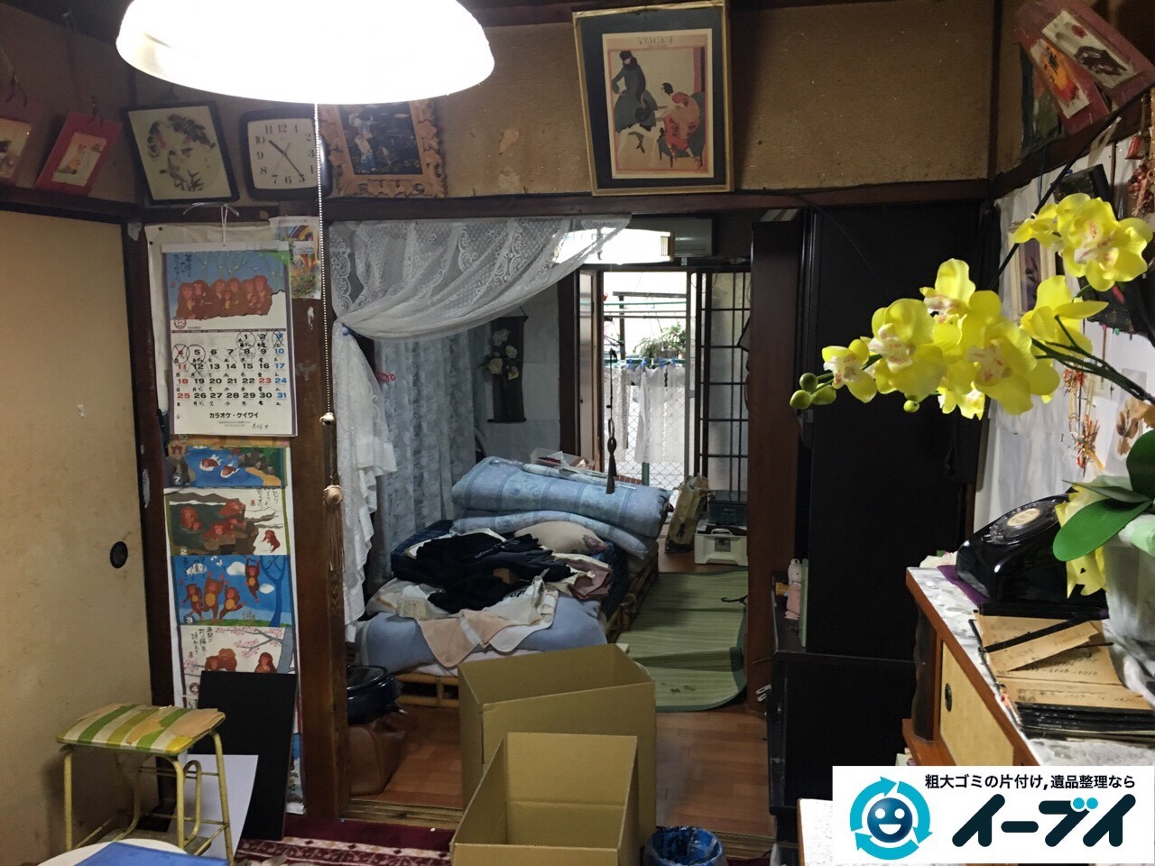 2017年1月20日大阪府堺市堺区で家具や生活ゴミなどの処分で遺品整理を行いました。写真8