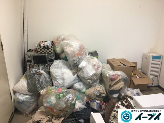 2017年1月17日 大阪府交野市でベランダや部屋に溢れているゴミ屋敷の片付けをしました。写真1