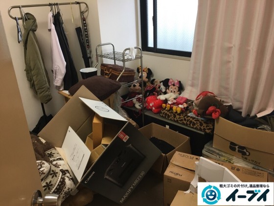 2017年1月17日 大阪府交野市でベランダや部屋に溢れているゴミ屋敷の片付けをしました。写真5