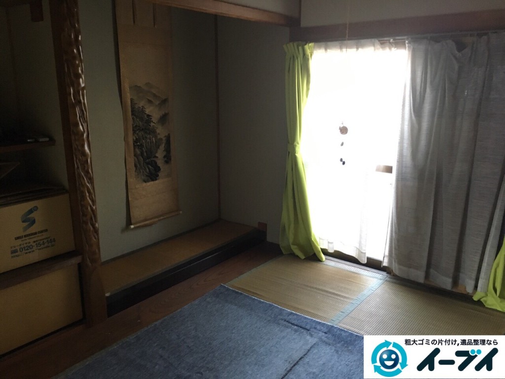 12月5日　大阪府大阪市都島区で遺品整理に伴う家具や粗大ゴミの片付けをしました。写真2