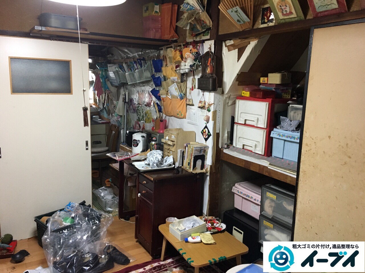 2017年2月6日大阪府東大阪市で遺品整理に伴い家具処分や生活用品の粗大ゴミを処分しました。写真7